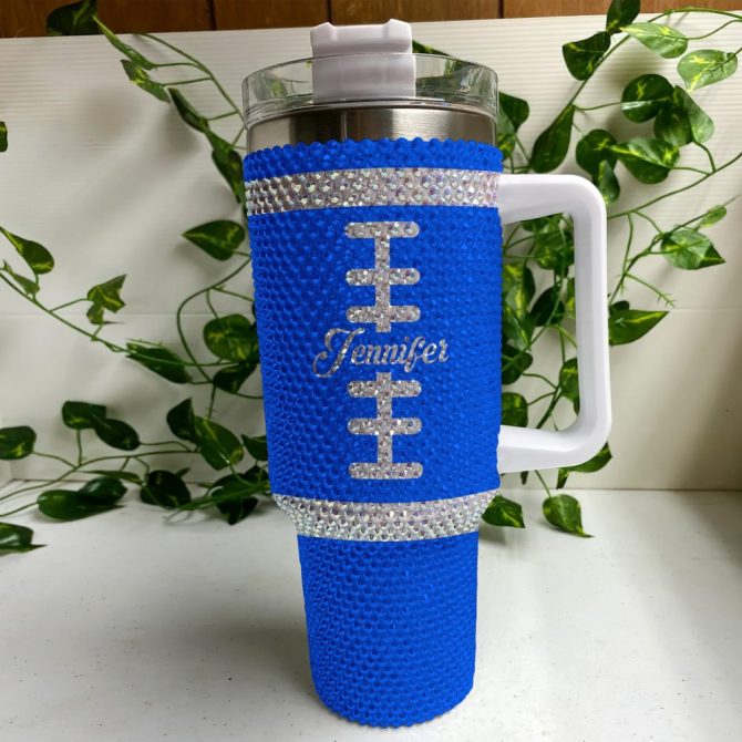 Duke Blue Devils Ncaa Custom Stanley Quencher 40Oz Stainless Steel Tumbler With Handle - Image 4