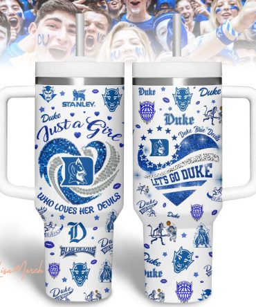 Duke Blue Devils Ncaa Sports Custom Stanley Quencher 40Oz Stainless Steel Tumbler With Handle