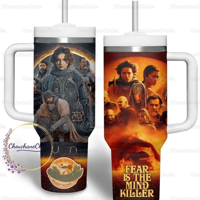 Dune Movies Custom Stanley Quencher 40Oz Stainless Steel Tumbler