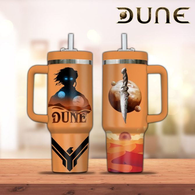 Dune Movies Custom Stanley Quencher 40Oz Stainless Steel Tumbler