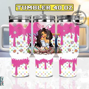 Easter Esmeralda Disney Cartoon Custom Stanley Quencher 40Oz Stainless Steel Tumbler With Handle