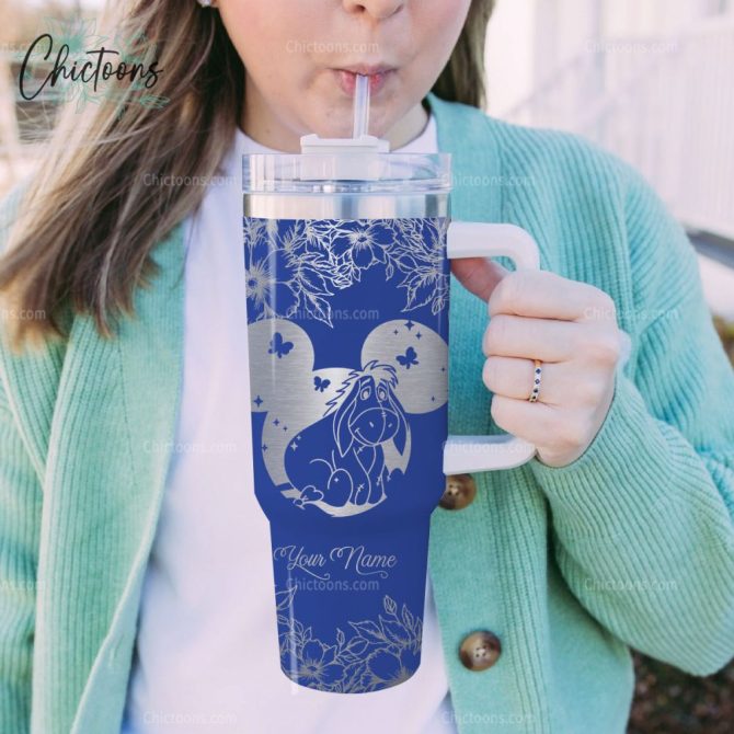 Eeyonecartoon Custom Stanley Quencher 40Oz Stainless Steel Tumbler - Image 11