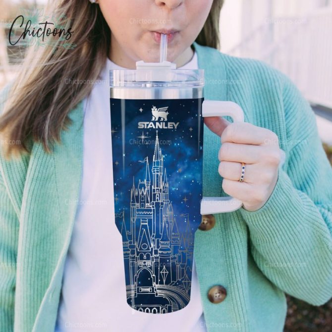Eeyore Cartoon Custom Stanley Quencher 40Oz Stainless Steel Tumbler - Image 6
