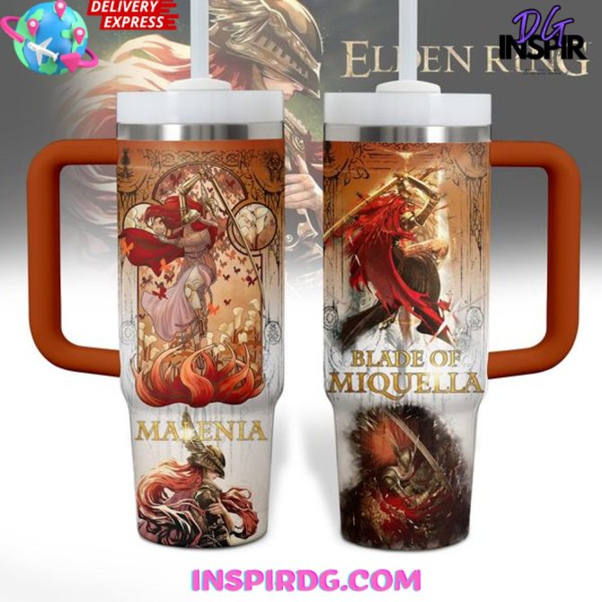 Elden Ring Games Custom Stanley Quencher 40Oz Stainless Steel Tumbler