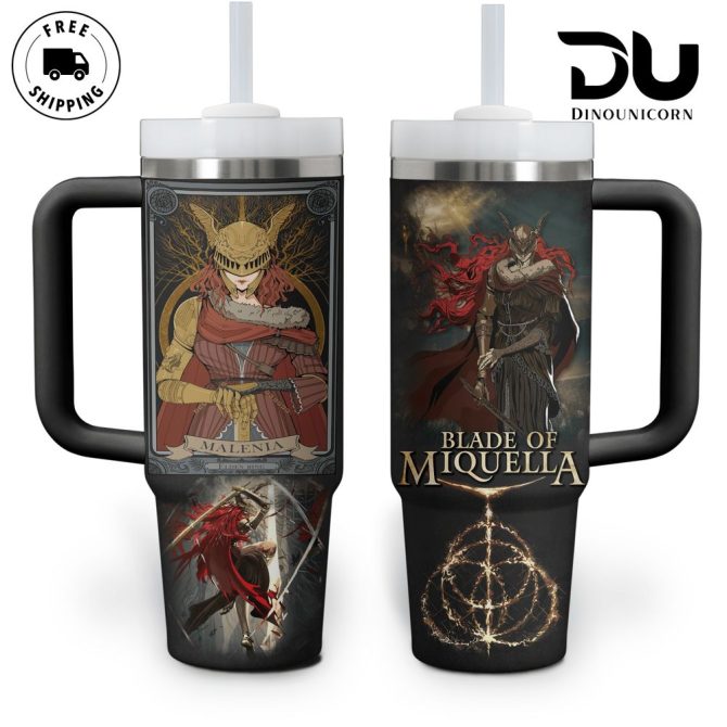 Elden Ring Games Custom Stanley Quencher 40Oz Stainless Steel Tumbler With Handle - Image 4