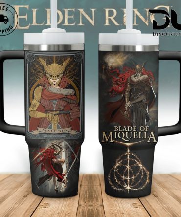 Elden Ring Games Custom Stanley Quencher 40Oz Stainless Steel Tumbler With Handle