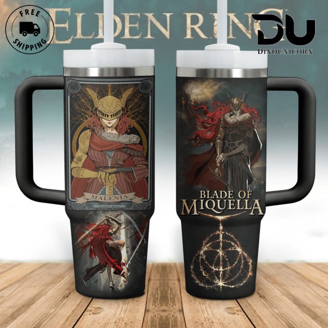Elden Ring Games Custom Stanley Quencher 40Oz Stainless Steel Tumbler With Handle