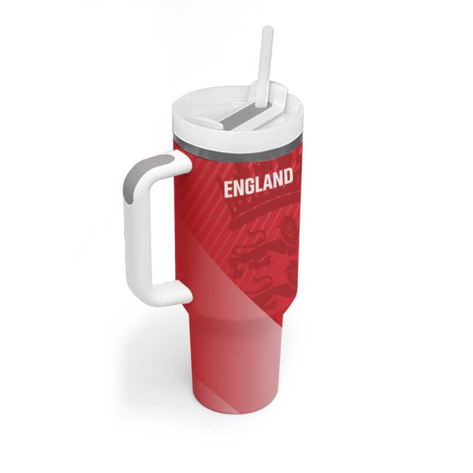 England Cricket Go Champions Sporty Style Custom Stanley Quencher 40Oz Stainless Steel Tumbler With Handle - Image 3