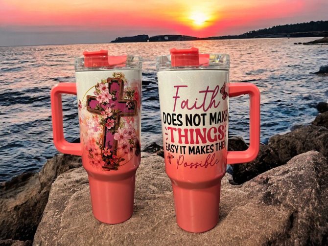 Faith Custom Stanley Quencher 40Oz Stainless Steel Tumbler