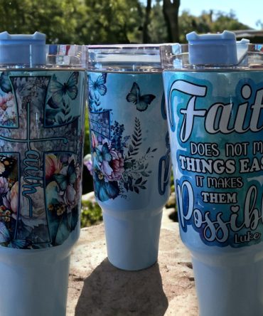Faith Possible Custom Stanley Quencher 40Oz Stainless Steel Tumbler
