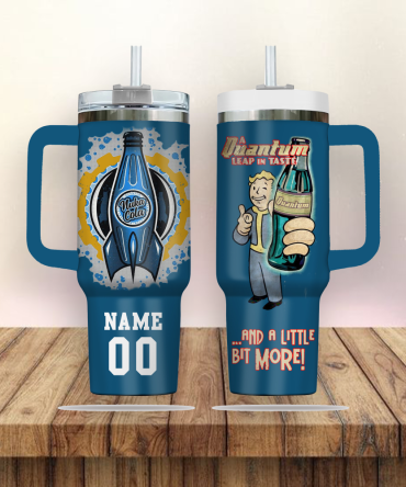 Fallout Drinks Custom Stanley Quencher 40Oz Stainless Steel Tumbler