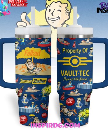 Fallout Games Custom Stanley Quencher 40Oz Stainless Steel Tumbler