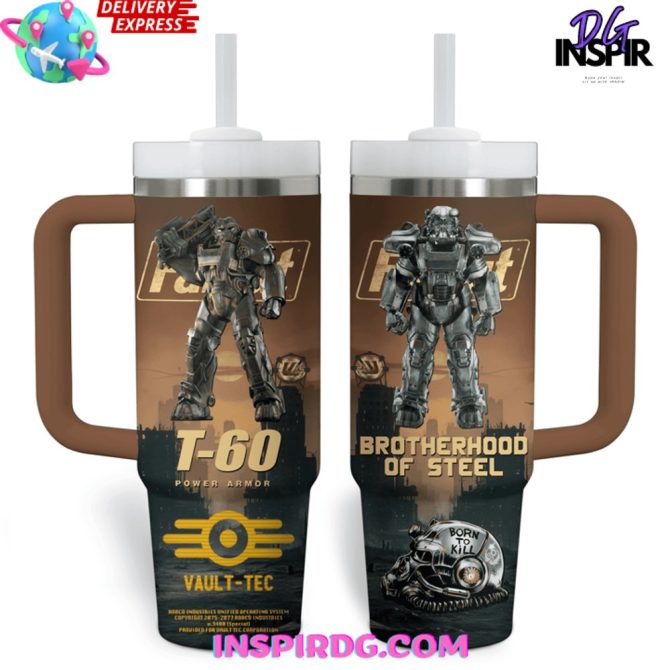 Fallout Games Custom Stanley Quencher 40Oz Stainless Steel Tumbler - Image 2