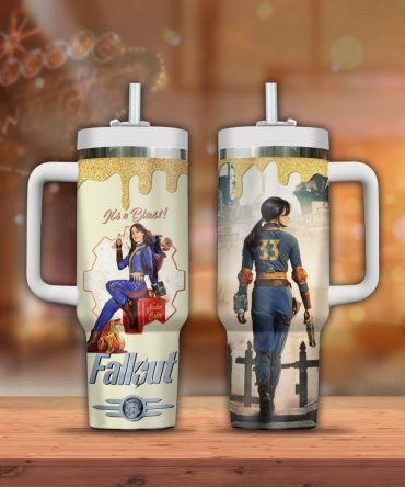 Fallout Games Custom Stanley Quencher 40Oz Stainless Steel Tumbler