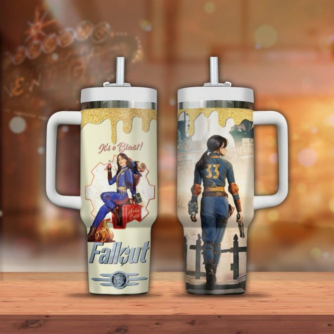 Fallout Games Custom Stanley Quencher 40Oz Stainless Steel Tumbler