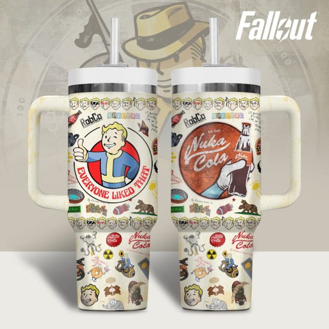 Fallout Games Custom Stanley Quencher 40Oz Stainless Steel Tumbler