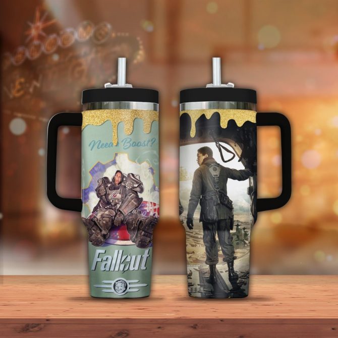 Fallout Games Custom Stanley Quencher 40Oz Stainless Steel Tumbler