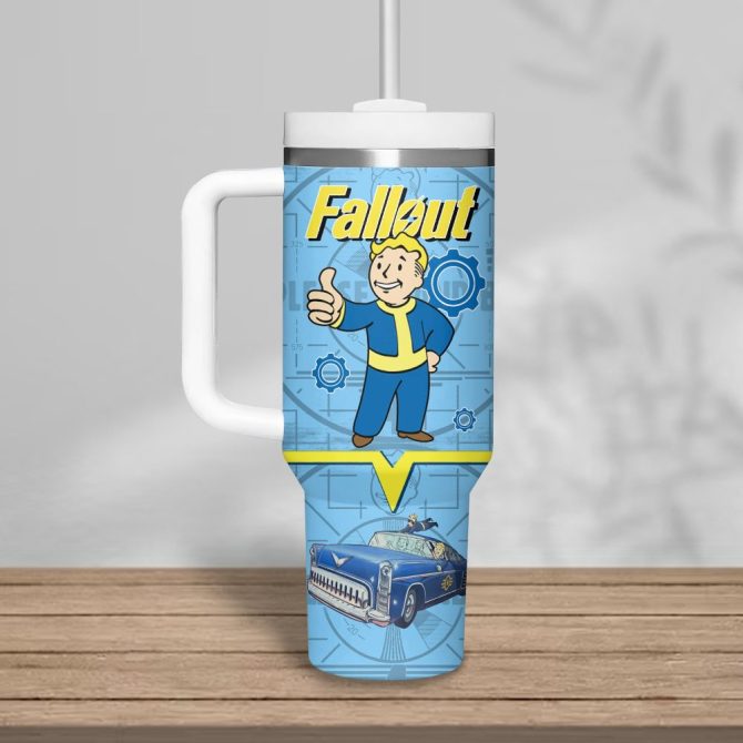 Fallout Games Custom Stanley Quencher 40Oz Stainless Steel Tumbler - Image 2