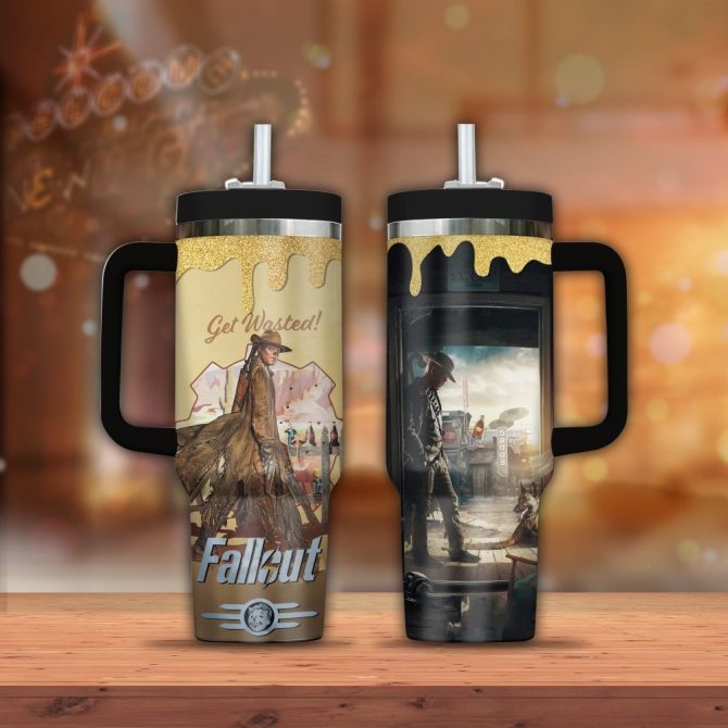 Fallout Games Custom Stanley Quencher 40Oz Stainless Steel Tumbler