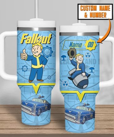 Fallout Games Custom Stanley Quencher 40Oz Stainless Steel Tumbler