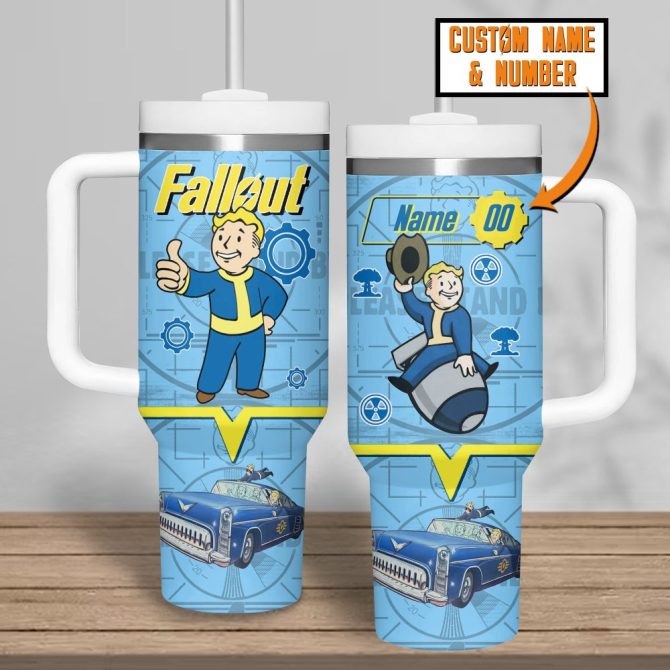 Fallout Games Custom Stanley Quencher 40Oz Stainless Steel Tumbler