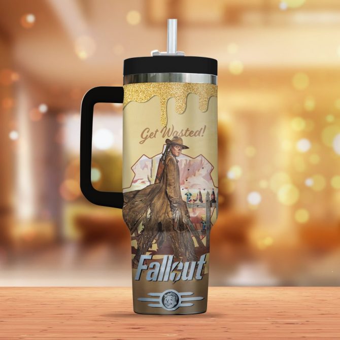 Fallout Games Custom Stanley Quencher 40Oz Stainless Steel Tumbler - Image 2