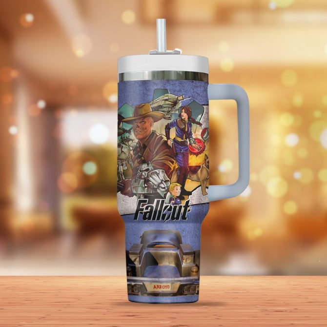 Fallout Games Custom Stanley Quencher 40Oz Stainless Steel Tumbler - Image 2