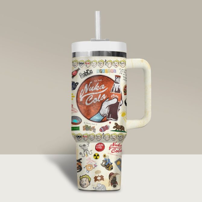 Fallout Games Custom Stanley Quencher 40Oz Stainless Steel Tumbler - Image 2