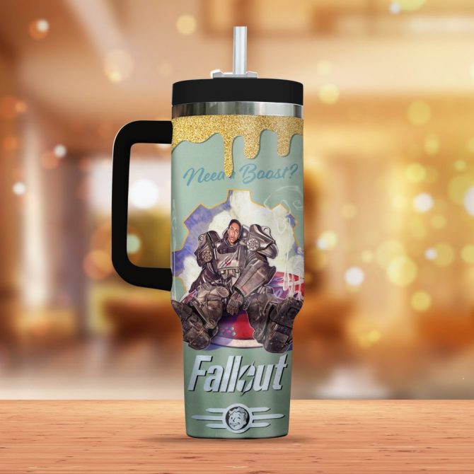 Fallout Games Custom Stanley Quencher 40Oz Stainless Steel Tumbler - Image 2