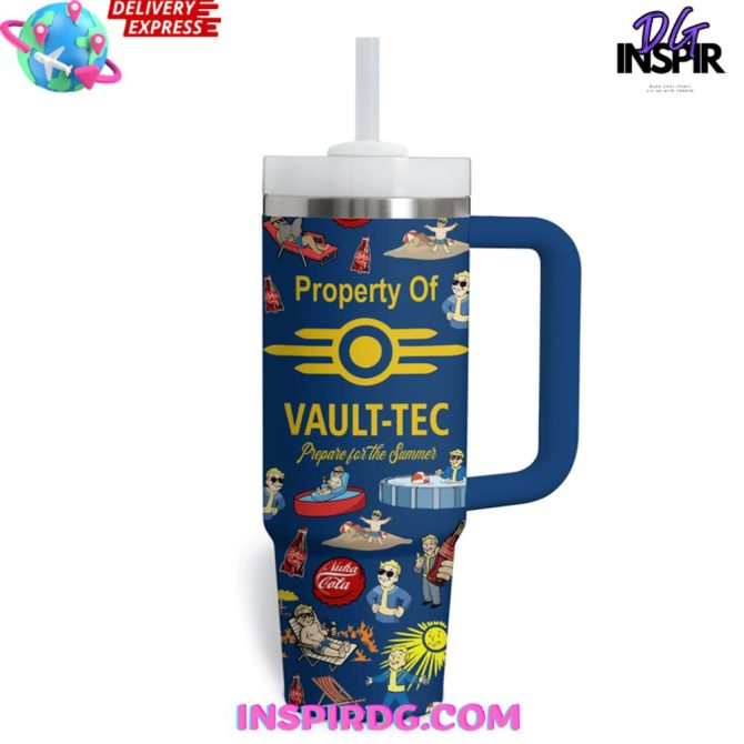 Fallout Games Custom Stanley Quencher 40Oz Stainless Steel Tumbler - Image 4
