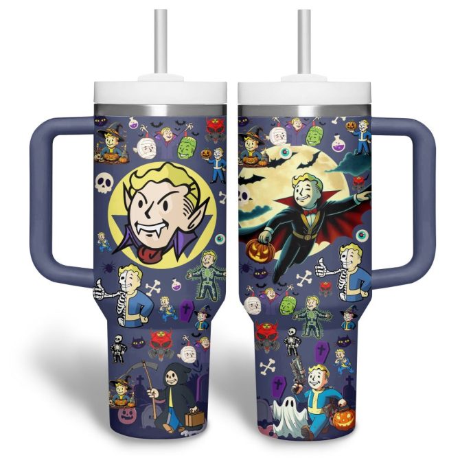 Fallout Games Custom Stanley Quencher 40Oz Stainless Steel Tumbler
