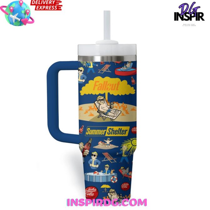 Fallout Games Custom Stanley Quencher 40Oz Stainless Steel Tumbler - Image 3