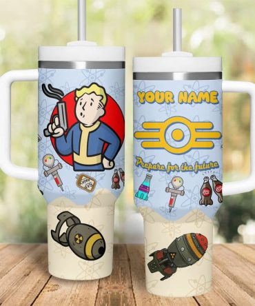 Fallout Games Custom Stanley Quencher 40Oz Stainless Steel Tumbler