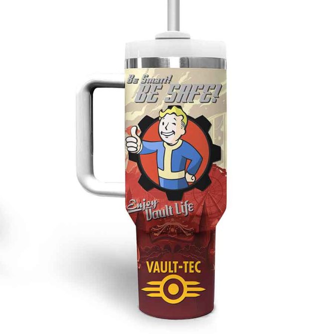 Fallout Games Custom Stanley Quencher 40Oz Stainless Steel Tumbler - Image 3