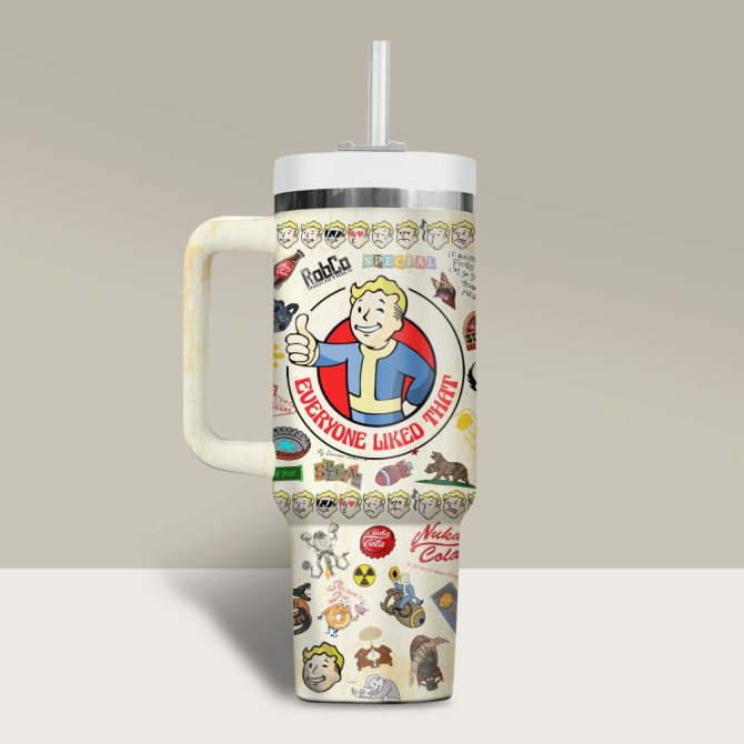 Fallout Games Custom Stanley Quencher 40Oz Stainless Steel Tumbler - Image 3