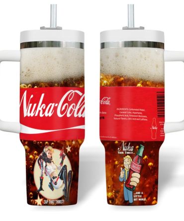 Fallout Games Custom Stanley Quencher 40Oz Stainless Steel Tumbler With Handle