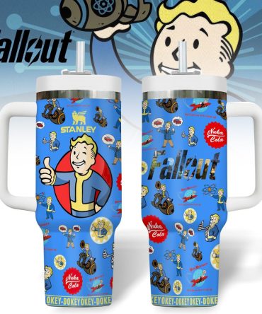 Fallout Games Custom Stanley Quencher 40Oz Stainless Steel Tumbler With Handle