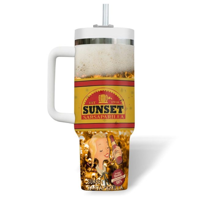 Fallout Games Custom Stanley Quencher 40Oz Stainless Steel Tumbler With Handle - Image 3
