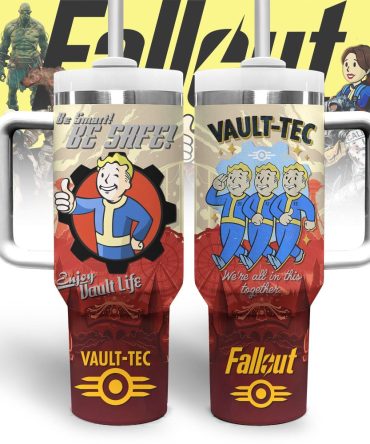 Fallout Games Custom Stanley Quencher 40Oz Stainless Steel Tumbler