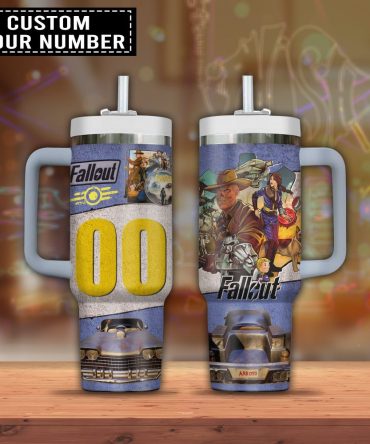Fallout Games Custom Stanley Quencher 40Oz Stainless Steel Tumbler