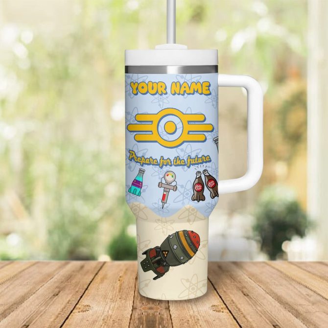 Fallout Games Custom Stanley Quencher 40Oz Stainless Steel Tumbler - Image 2