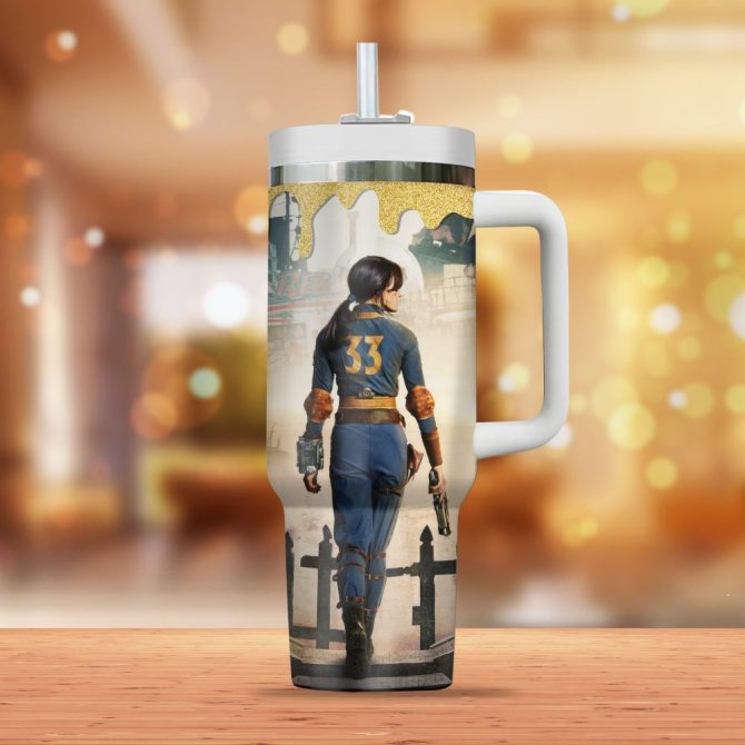 Fallout Tv Series Custom Stanley Quencher 40Oz Stainless Steel - Image 3