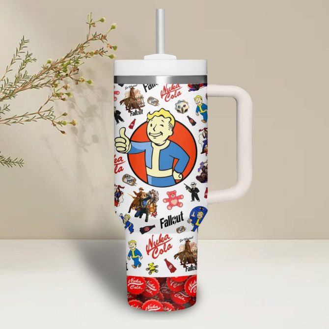 Fallout Vault-Tec Games Custom Stanley Quencher 40Oz Stainless Steel - Image 2