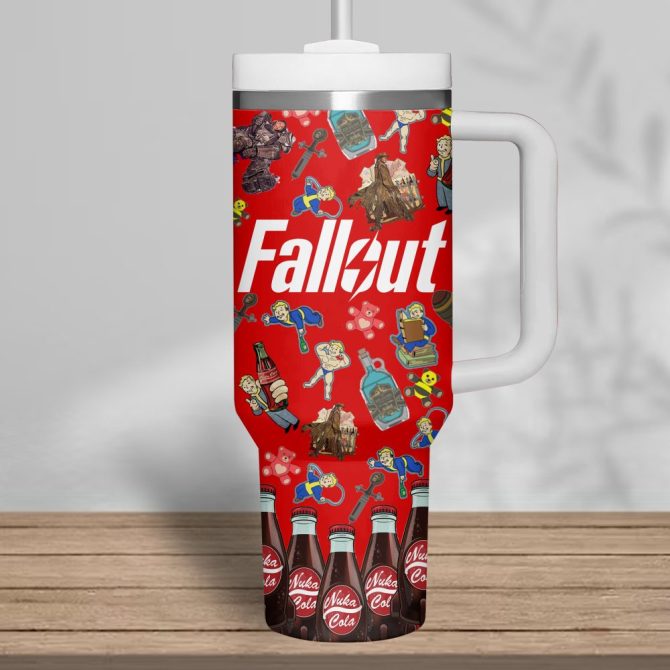 Fallout Vault-Tec Games Custom Stanley Quencher 40Oz Stainless Steel - Image 2