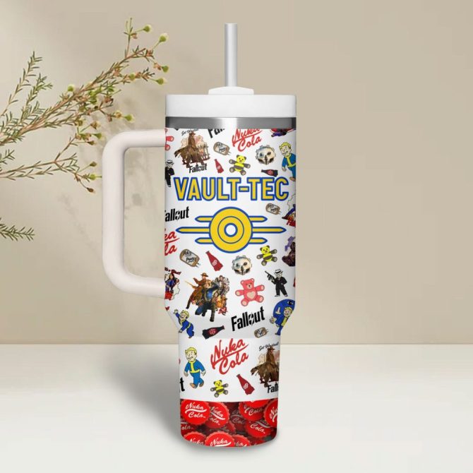 Fallout Vault-Tec Games Custom Stanley Quencher 40Oz Stainless Steel - Image 3