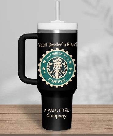 Fallout Vault-Tec Games Custom Stanley Quencher 40Oz Stainless Steel