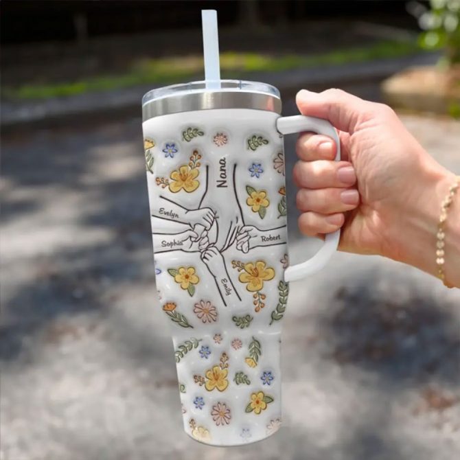 Family Custom Stanley Quencher 40Oz Stainless Steel Tumbler