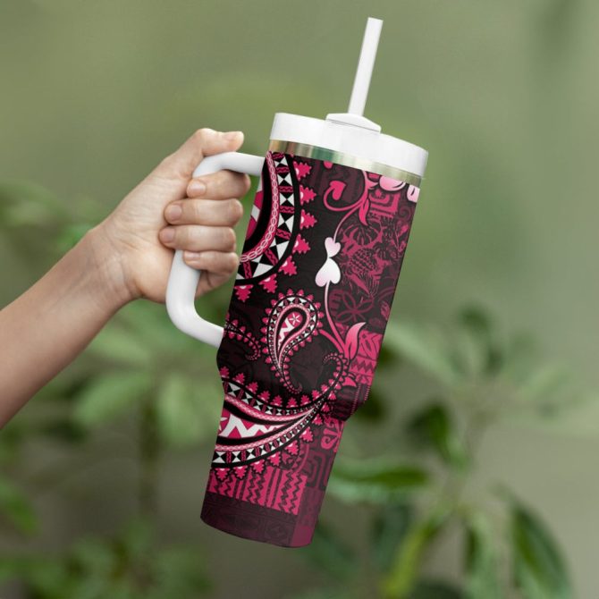 Fiji Islands Masi Custom Stanley Quencher 40Oz Stainless Steel Tumbler - Image 4