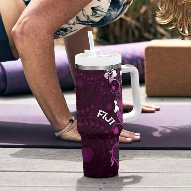 Fiji Islands Masi Custom Stanley Quencher 40Oz Stainless Steel Tumbler - Image 7