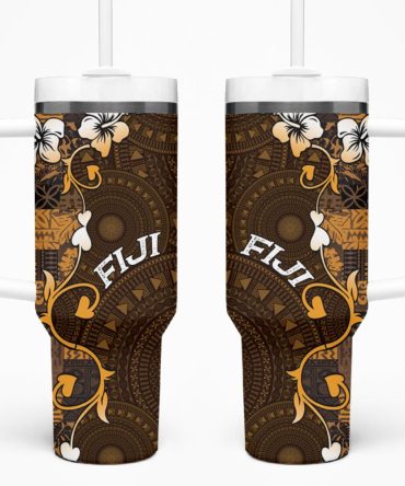 Fiji Islands Masi Custom Stanley Quencher 40Oz Stainless Steel Tumbler